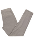 Light Grey Moleskin Cotton Stretch Chinos