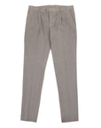 Light Grey Moleskin Cotton Stretch Chinos