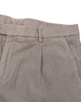 Light Grey Moleskin Cotton Stretch Chinos