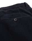 Navy Moleskin Cotton Stretch Chinos