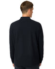 Black Badge Organic Cotton Long Sleeve Polo Shirt