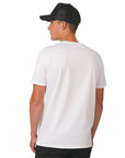 White Badge Logo Cotton T-Shirt