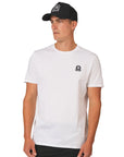 White Badge Logo Cotton T-Shirt