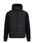 Black Outlander Polar Fleece Hooded Hybrid Jacket