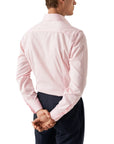 Pink Signature Twill Shirt Long Sleeve Shirt L/S SHIRTS Eton