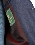 Navy Herringbone 100% Wool Jacket JACKETS Robert Old