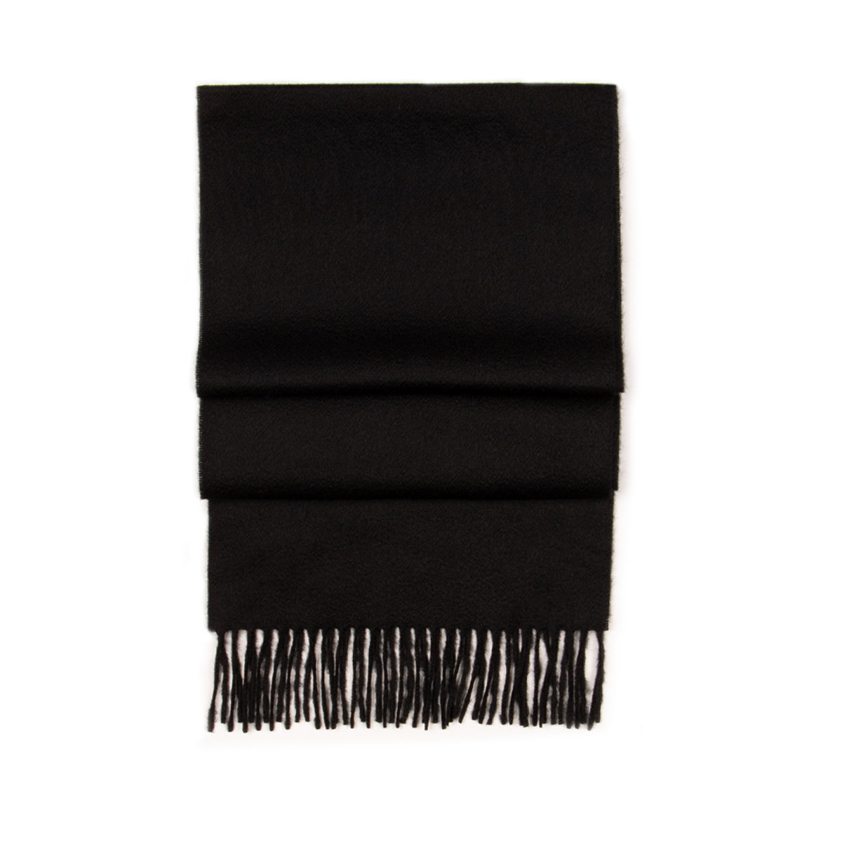 Black Classic Cashmere Scarf SCARVES Robert Old