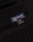 Black Classic Cashmere Scarf SCARVES Robert Old