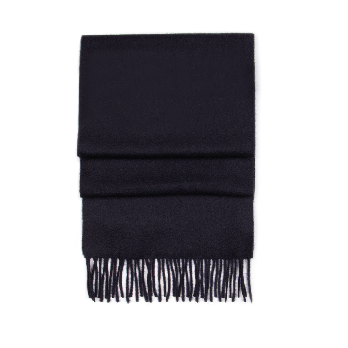 Navy Classic Cashmere Scarf SCARVES Robert Old