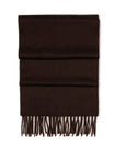 Chocolate Brown Classic Cashmere Scarf SCARVES Robert Old