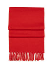 Red Classic Cashmere Scarf SCARVES Robert Old