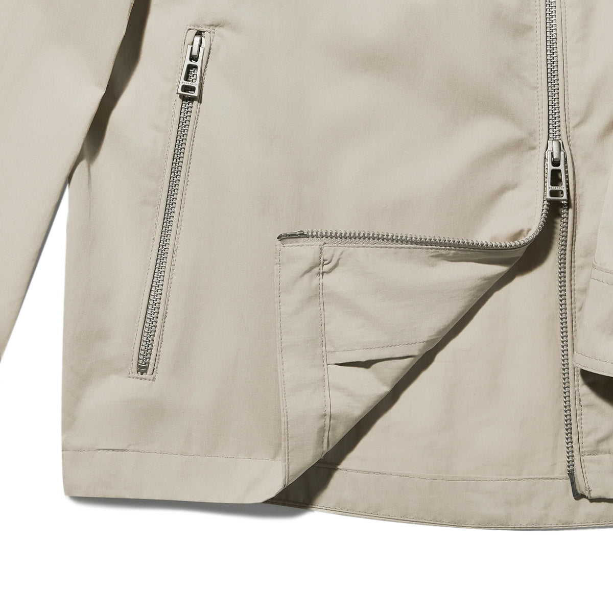 Stone Beige Drome Cotton Gabardine Overshirt BLOUSONS Belstaff