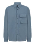 Blue Flint Garment Dyed Cotton Scale Shirt L/S SHIRTS Belstaff