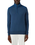 Insignia Blue Kilmington Merino Wool Quarter Zip Sweater KNITWEAR Belstaff