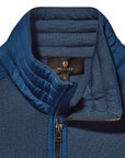 Insignia Blue Kilmington Merino Wool Quarter Zip Sweater KNITWEAR Belstaff