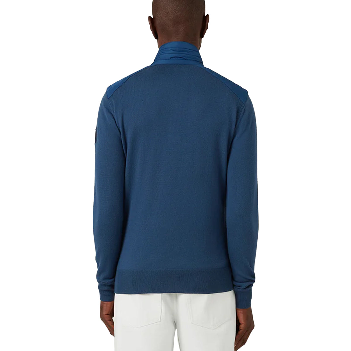 Insignia Blue Kilmington Merino Wool Quarter Zip Sweater KNITWEAR Belstaff