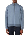 Flint Blue Kelbrook Merino Wool Zip Cardigan KNITWEAR Belstaff