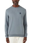 Flint Blue Fleece Cotton Sweatshirt SWEATS Belstaff