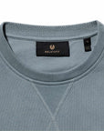 Flint Blue Fleece Cotton Sweatshirt SWEATS Belstaff