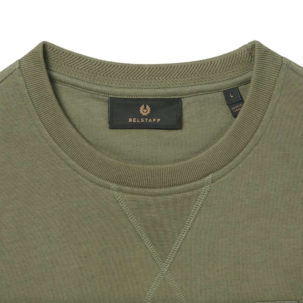 Surplus Green Fleece Cotton Sweatshirt SWEATS Belstaff