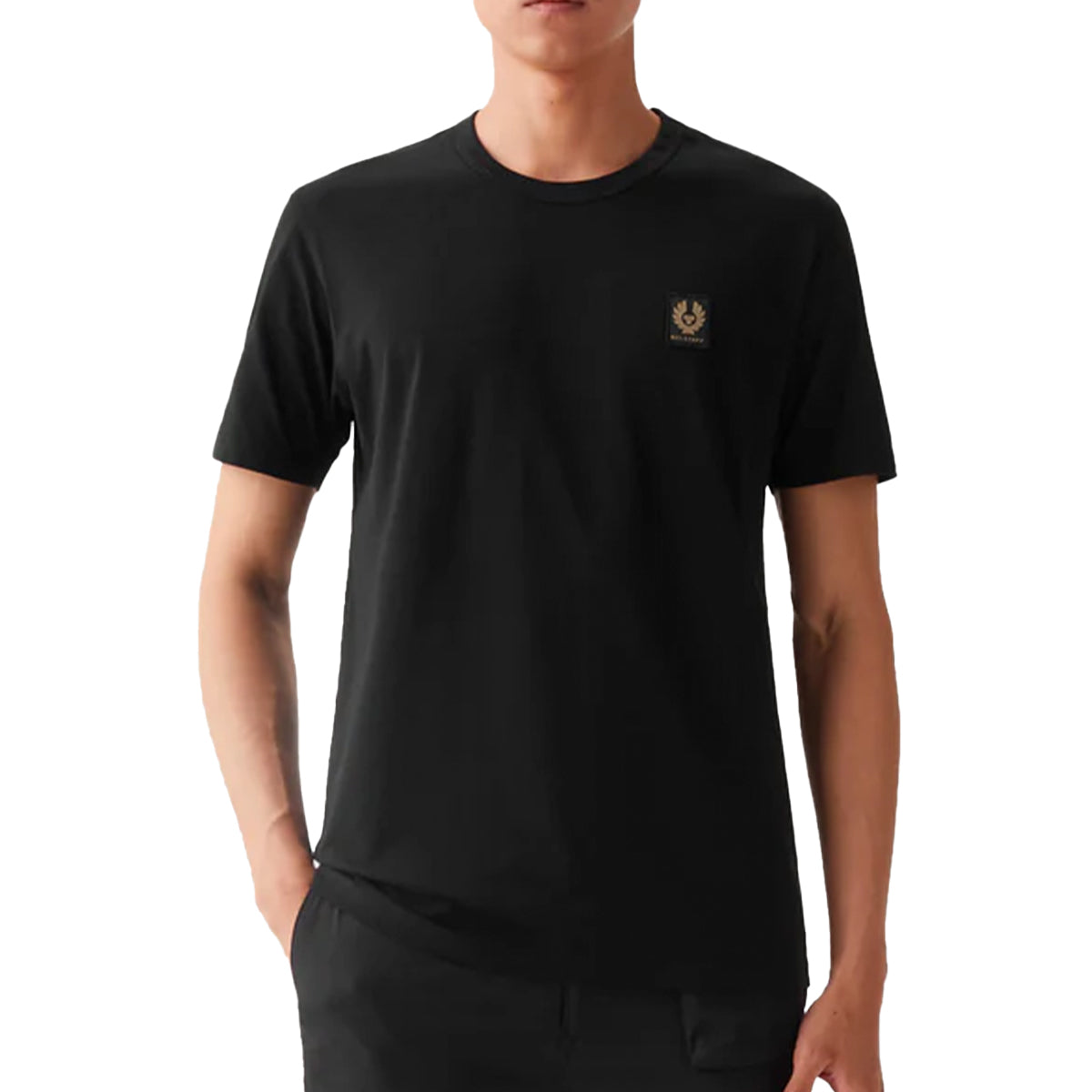 Black Jersey Cotton T-shirt TEE SHIRTS Belstaff