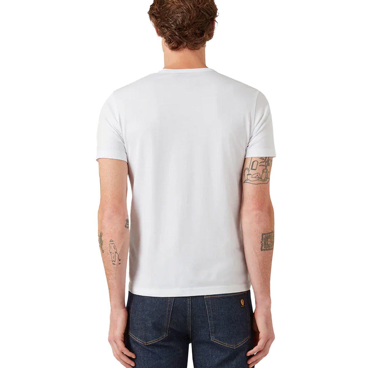 White Jersey Cotton T-shirt TEE SHIRTS Belstaff