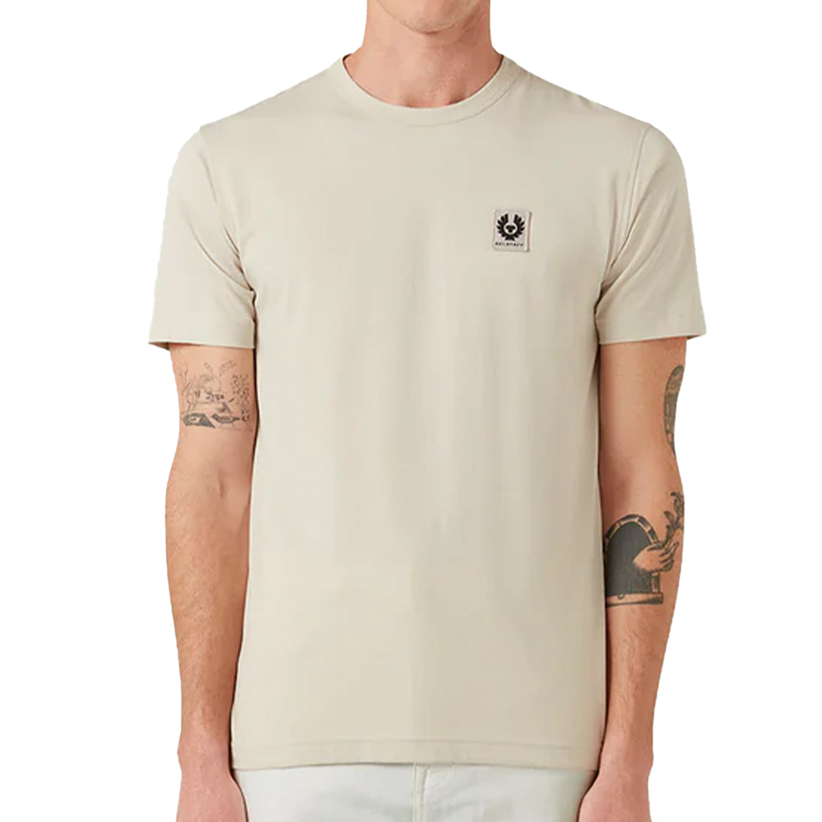 Stone Beige Jersey Cotton T-shirt TEE SHIRTS Belstaff