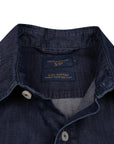 Dark Wash Egyptian Cotton Denim Shirt L/S SHIRTS Paul & Shark