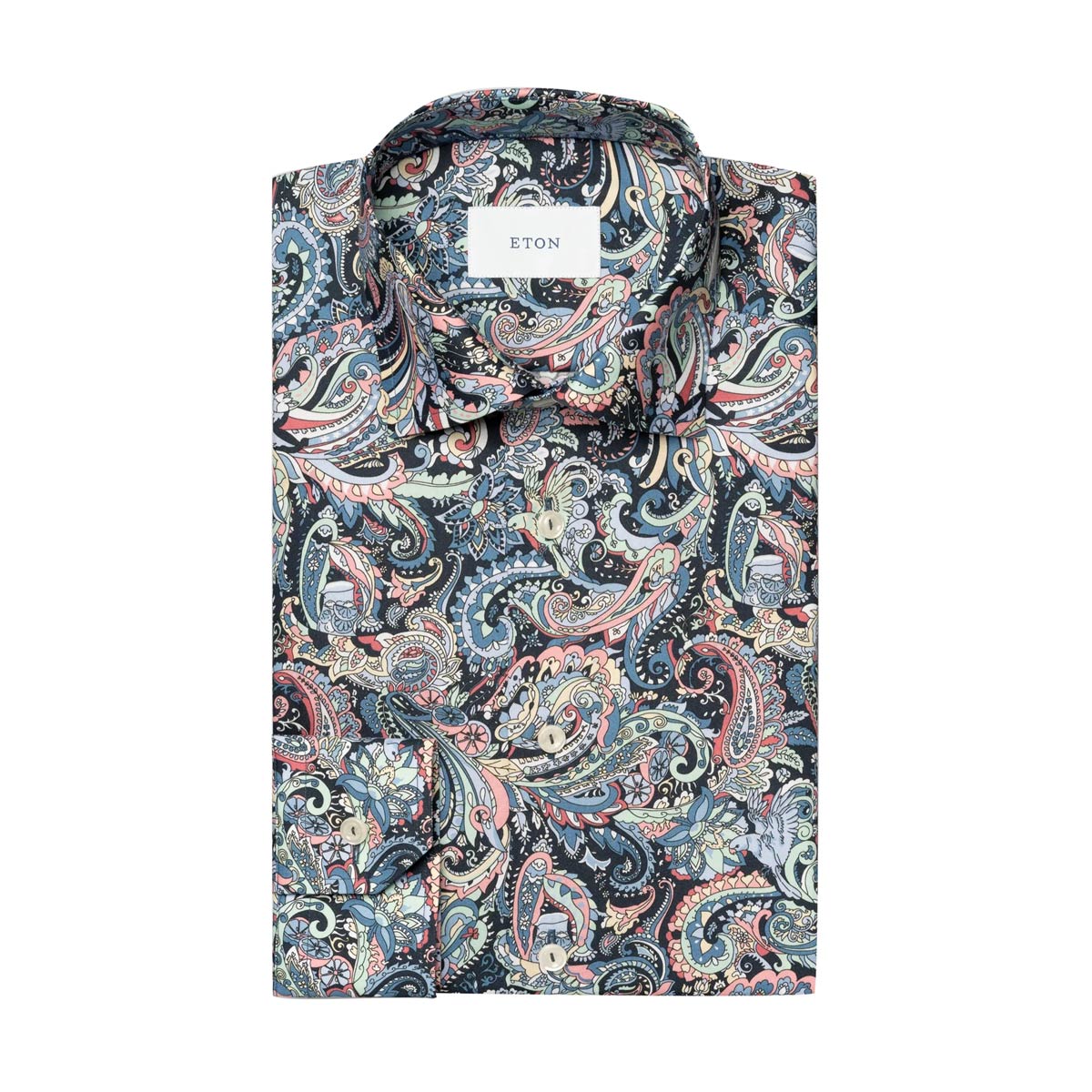 Paisley Signature Twill Cotton Slim Fit Shirt L/S SHIRTS Eton