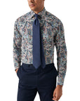 Paisley Signature Twill Cotton Slim Fit Shirt