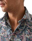 Paisley Signature Twill Cotton Slim Fit Shirt