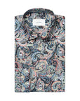 Paisley Signature Twill Cotton Slim Fit Shirt