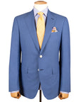 Bright Blue Pure Wool Suit Robert Old