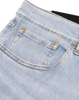 Light Blue Studio Slimmy Tapered Cotton Jeans JEANS 7 For All Mankind