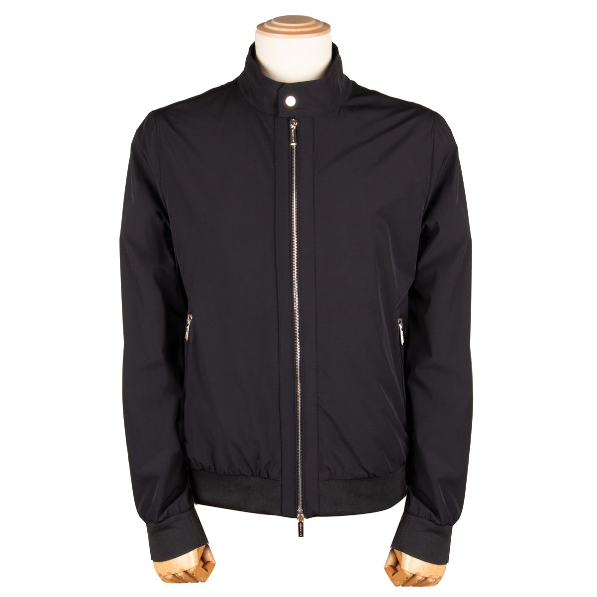 Dark Blue &#39;Alberti&#39; Bomber Jacket BLOUSONS MooRER