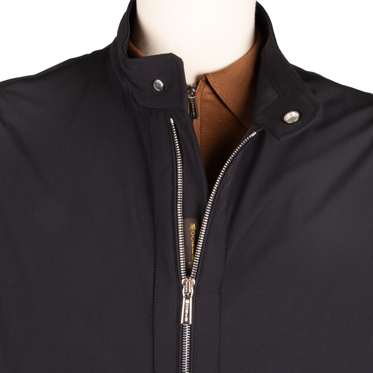 Dark Blue &#39;Alberti&#39; Bomber Jacket BLOUSONS MooRER