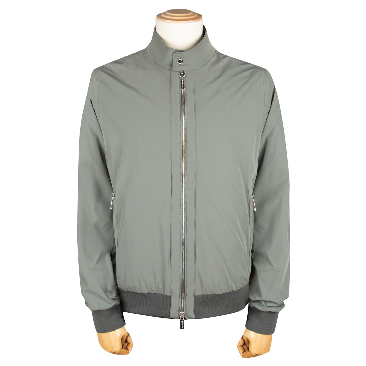 Stone Green 'Alberti' Bomber Jacket BLOUSONS MooRER