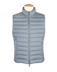 Moorer Chambray Blue 'Calaf' Down Filled Gilet