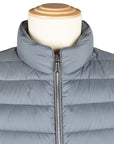 Moorer Chambray Blue 'Calaf' Down Filled Gilet