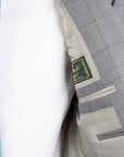 Grey Check Loro Piana Super 150s Merino Wool Suit SUITS Robert Old