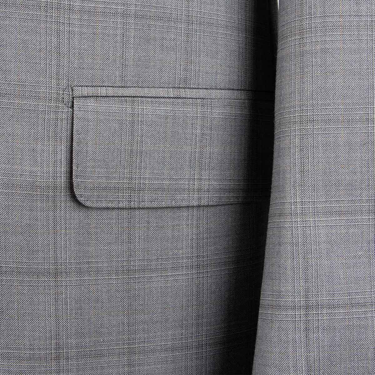 Grey Check Loro Piana Super 150s Merino Wool Suit SUITS Robert Old