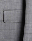 Grey Check Loro Piana Super 150s Merino Wool Suit SUITS Robert Old