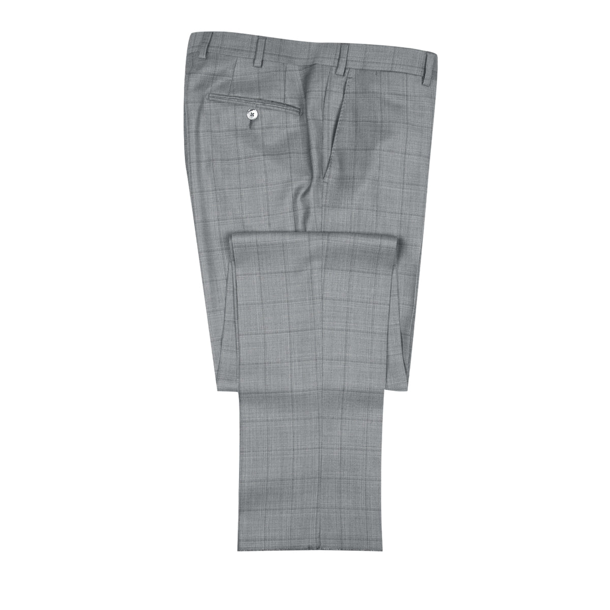 Grey Check Loro Piana Super 150s Merino Wool Suit