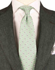 Dark Green Pure Linen Unlined Suit SUITS Robert Old