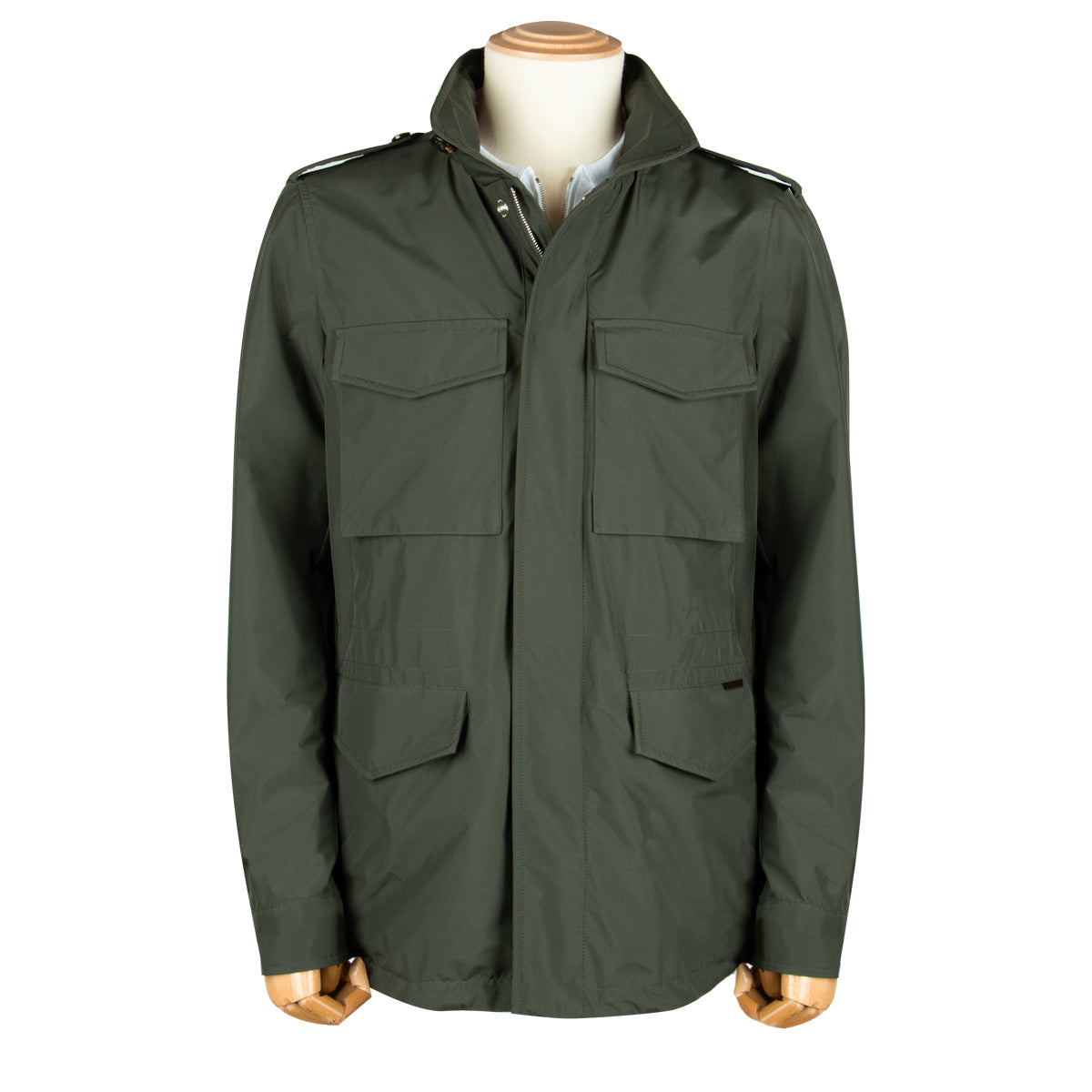 Forest Green 'Denver' Waterproof Field Jacket BLOUSONS MooRER