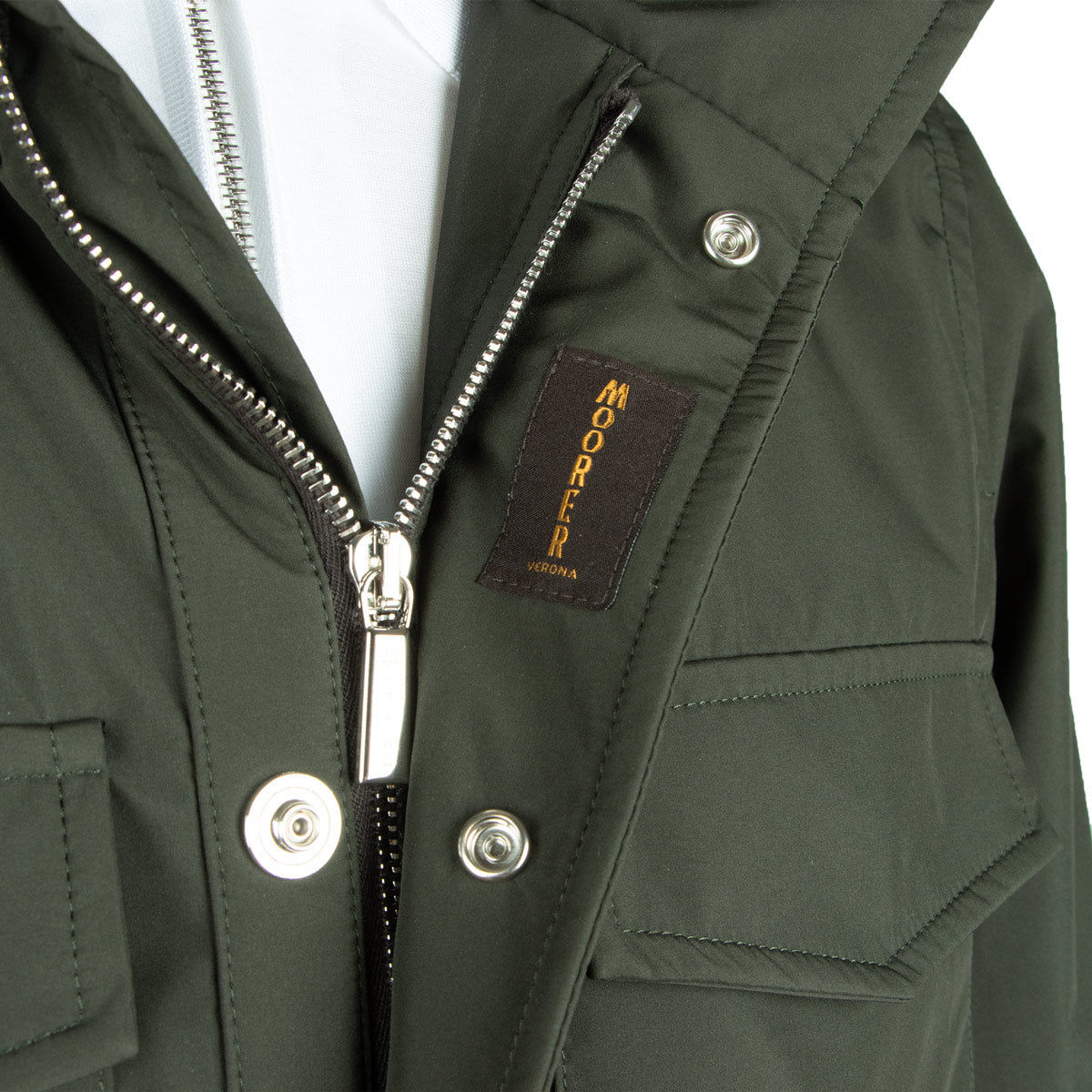 Forest Green 'Denver' Waterproof Field Jacket BLOUSONS MooRER