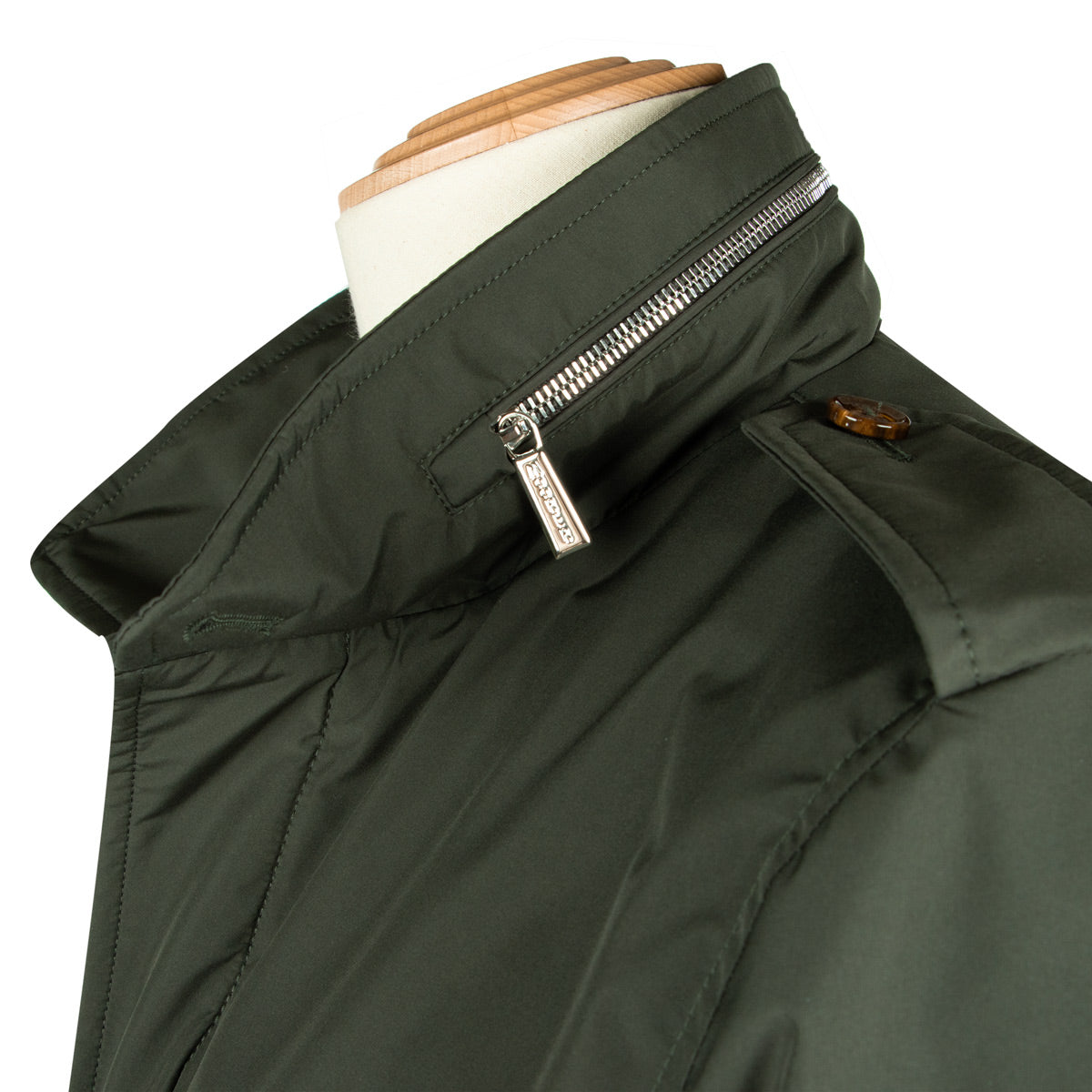 Forest Green &#39;Denver&#39; Waterproof Field Jacket BLOUSONS MooRER