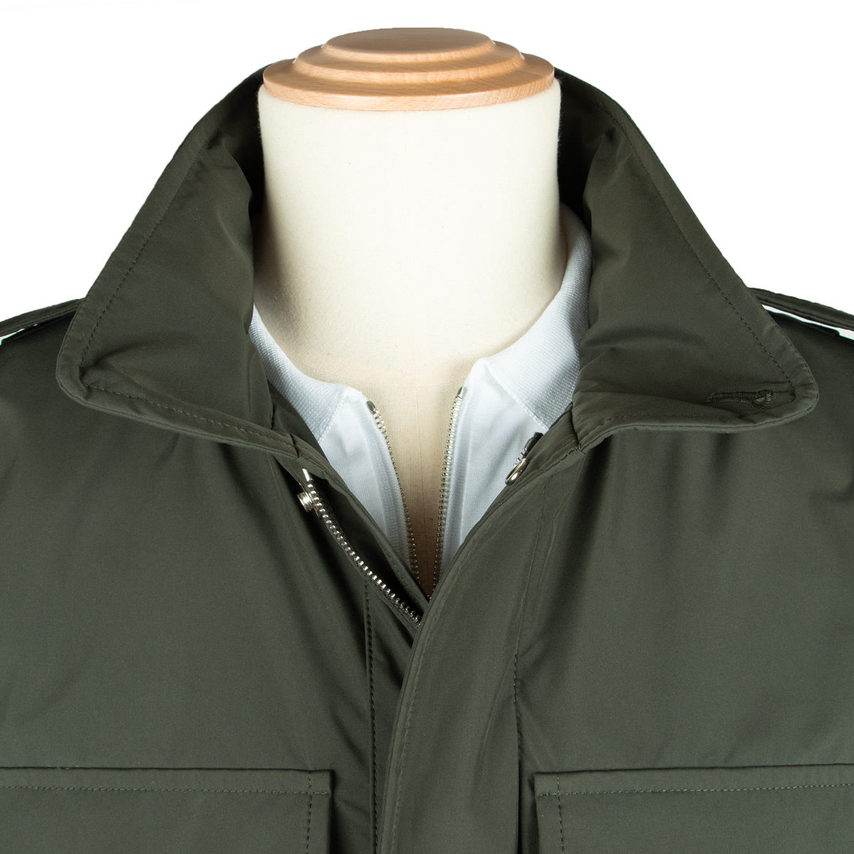 Forest Green &#39;Denver&#39; Waterproof Field Jacket BLOUSONS MooRER