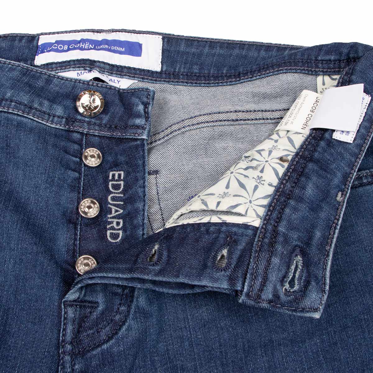 Mid Blue 'Eduard' Regular Fit Jeans JEANS Jacob Cohen