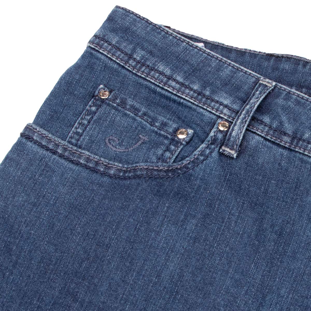 Mid Blue 'Eduard' Regular Fit Jeans Jacob Cohen